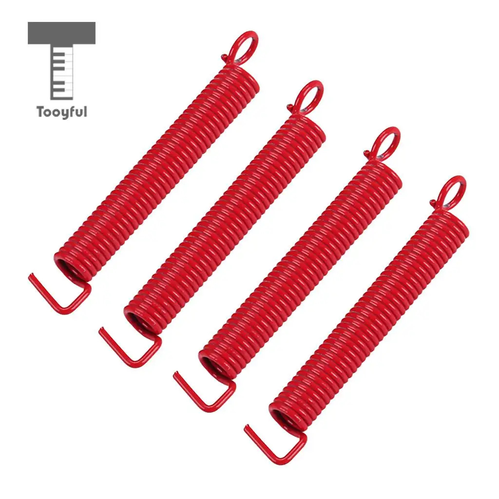 4 Pcs Iron Electric Guitar Tremolo Springs Replacement Bridge Tension For Bass Mounting Springs Guitar Parts Accessories