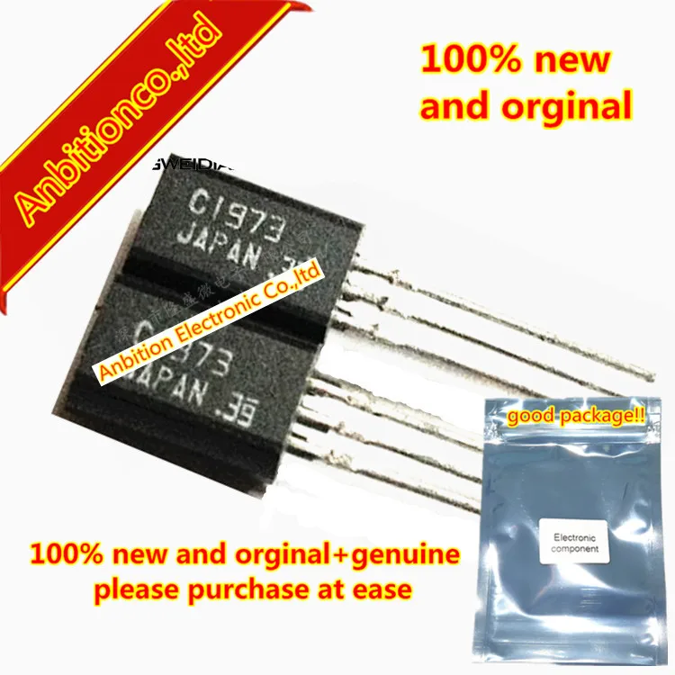 10pcs 100% new original 2SC1973 C1973 TO-92L MOS NPN TRANSISTOR NPN EPITAXIAL PLANAR  in stock