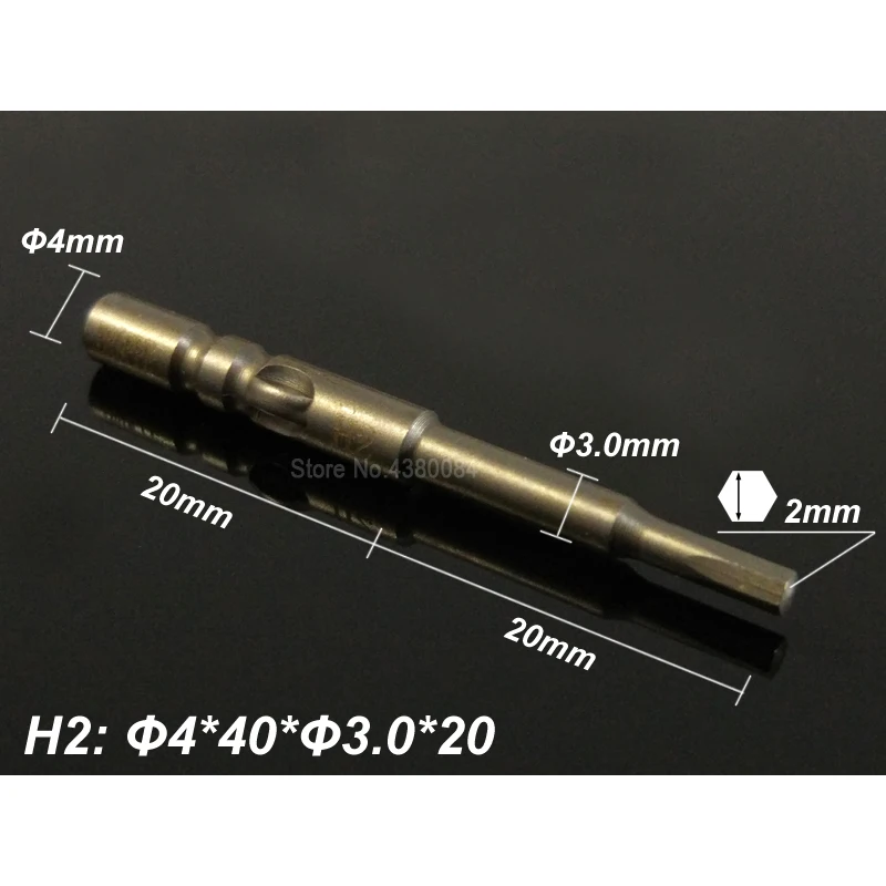 5Pcs Set 40MM Magnetic HEX Screwdriver Drill Bits Dia 4mm Round Shank Electric Screw Driver S2 Power Hand Tools For 800, 3C