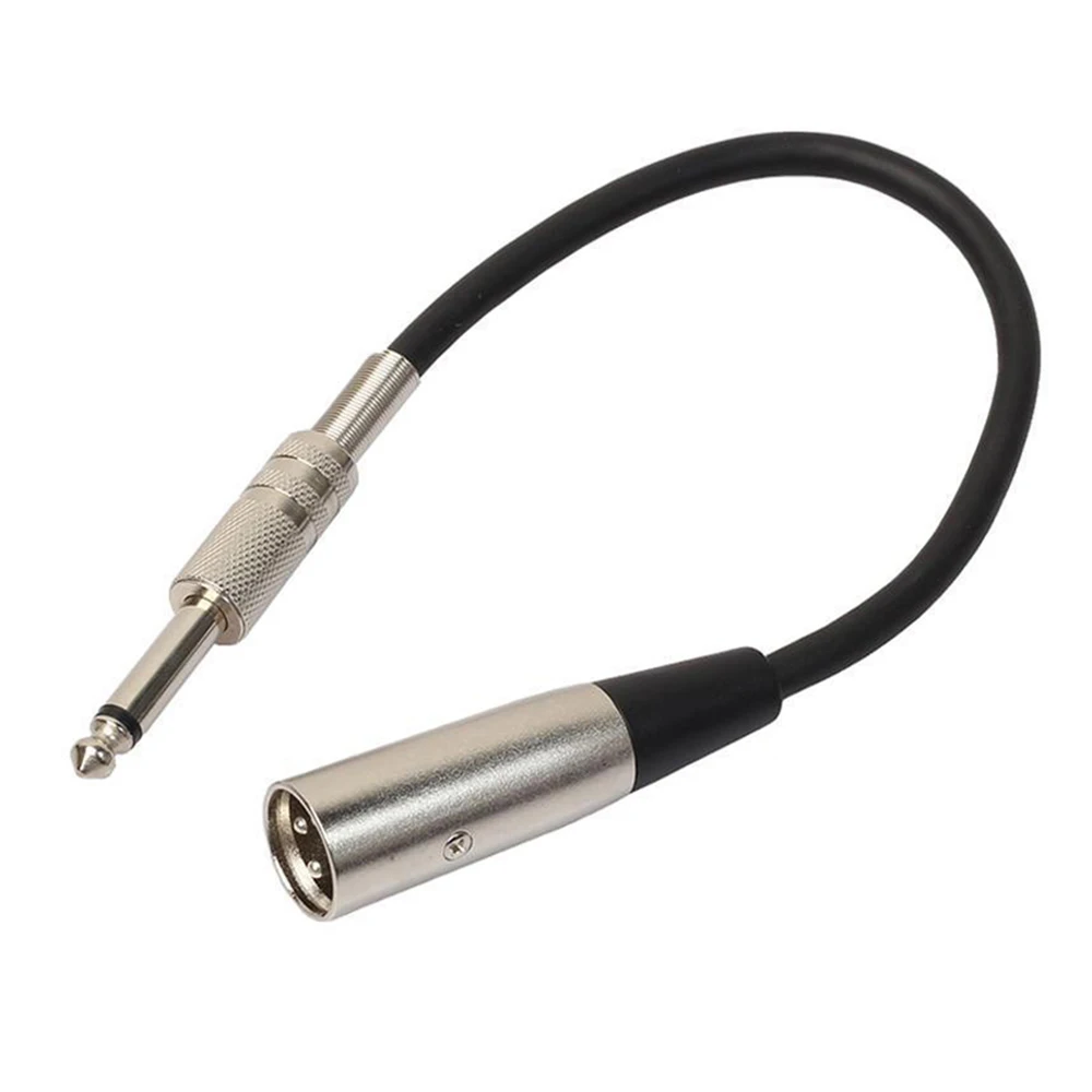 3-Spille XLR Femmina a 1/4 di 6.35 millimetri Mono Martinetti Spina Maschio TRS Cavo Audio Microfono Adattatore 30 centimetri lunghezza del Cavo di Prolunga Audio Stereo Equilibrata