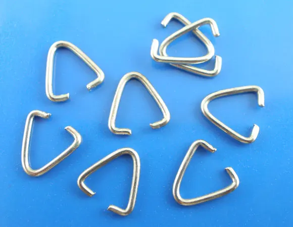 DoreenBeads-حلقات القفز على شكل مثلث ، 500 قطعة ، 9 × 9 مللي متر (B03299) ييوو