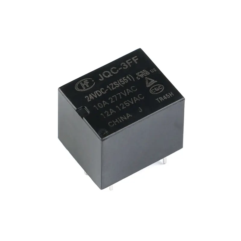 5Pcs/2Pcs 10A Relay HF3FF-JQC-3FF- 5VDC-1ZS 12VDC-1ZS 24VDC-1ZS(551) DIP5 5V 12V 24V DC 5Pin