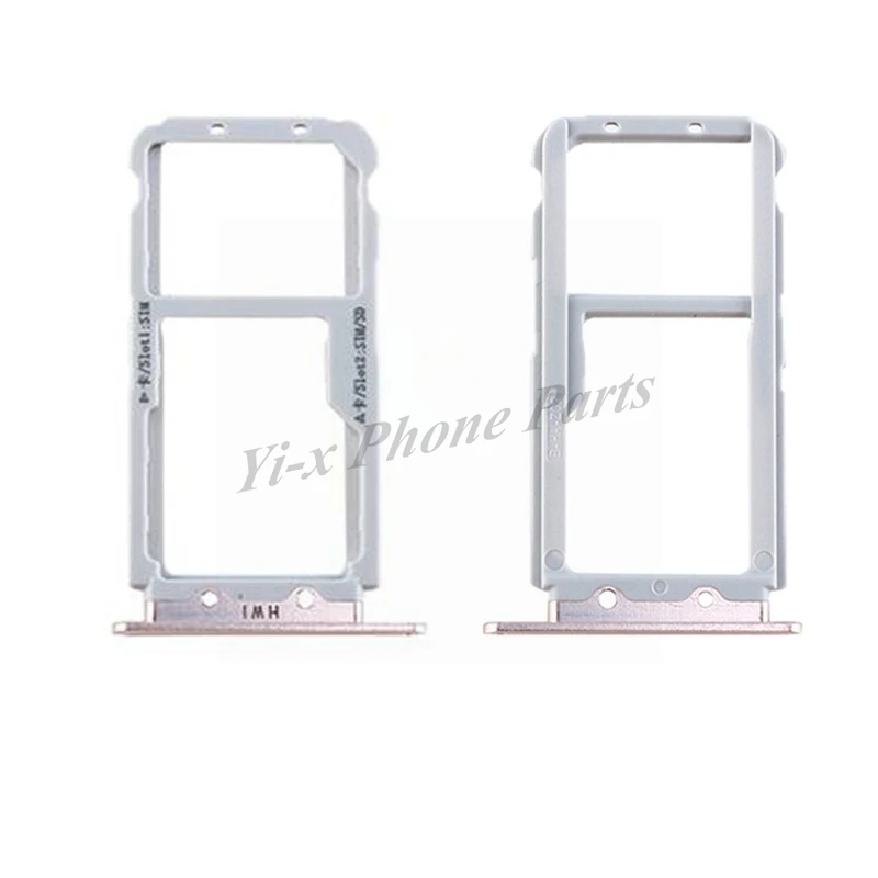 50pcs/lot SIM Card Tray Micro SD Card Tray Holder Slot For Huawei Nova 2S Nova2S Replacement Parts