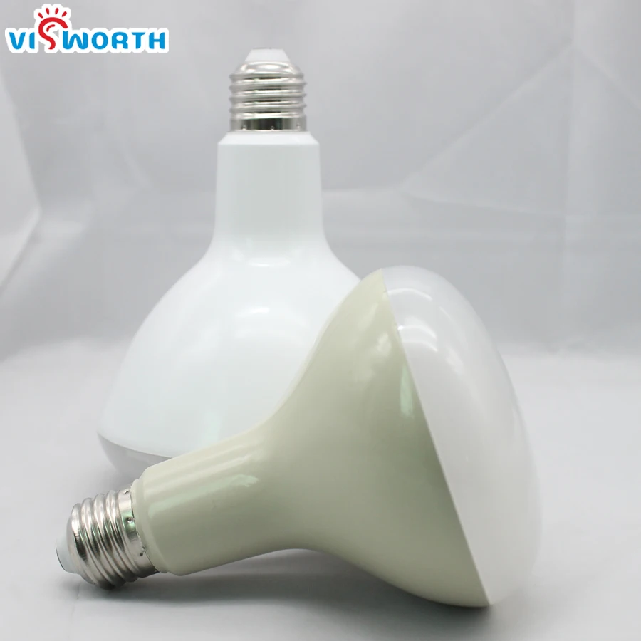 VisWorthHigh Bright 12W 15W 20W R95 R125 Led Bulb E27 Base Led Lamp long neck AC 110V 220V 230V 240V Warm Cold White SpotLight