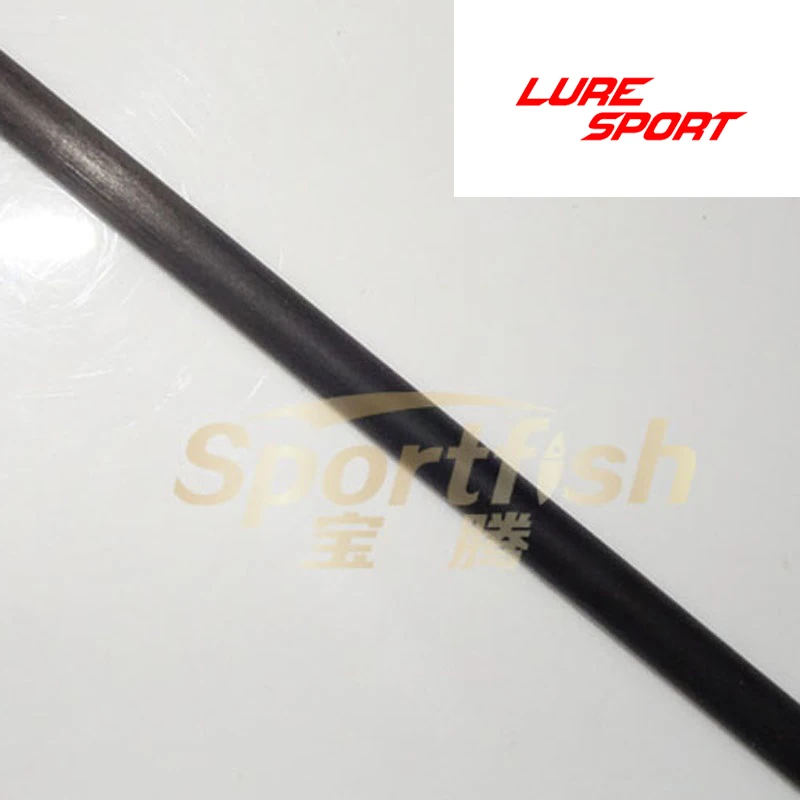 LureSport 2pcs 1.56m Solid carbon rod  blank no paint Rod building components Fishing Pole Repair DIY Accessories
