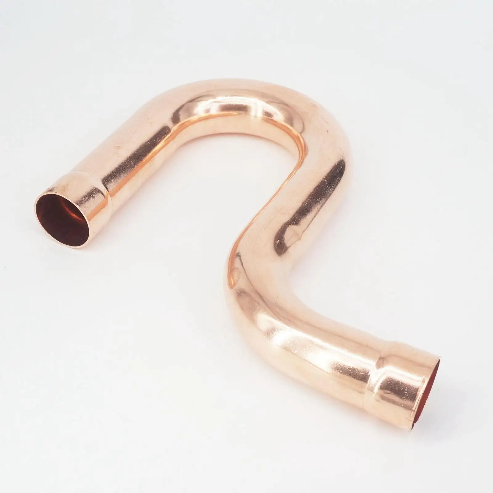 

I.D 35x1.2mm Copper End Feed P Trap Pipe Adapter Air Conditioner Refrigeration Gas Water Oil