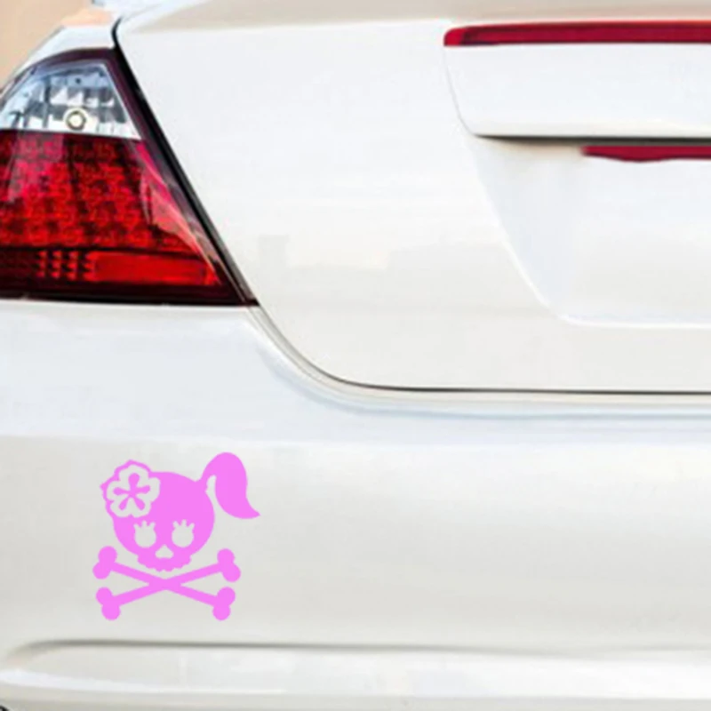 Car Sticker: Skull Ladies  Vinyl Car Packaging Label Accessories Decorative Decal Campaign