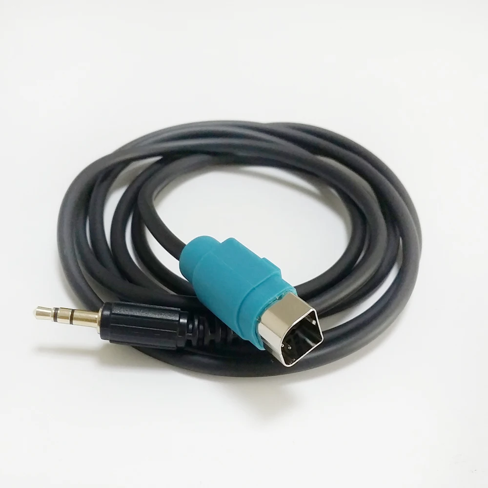 

Biurlink For Alpine Radio KCE-237B Aux-in Fullspeed Female Male Port Jack AUX Cable Adapter