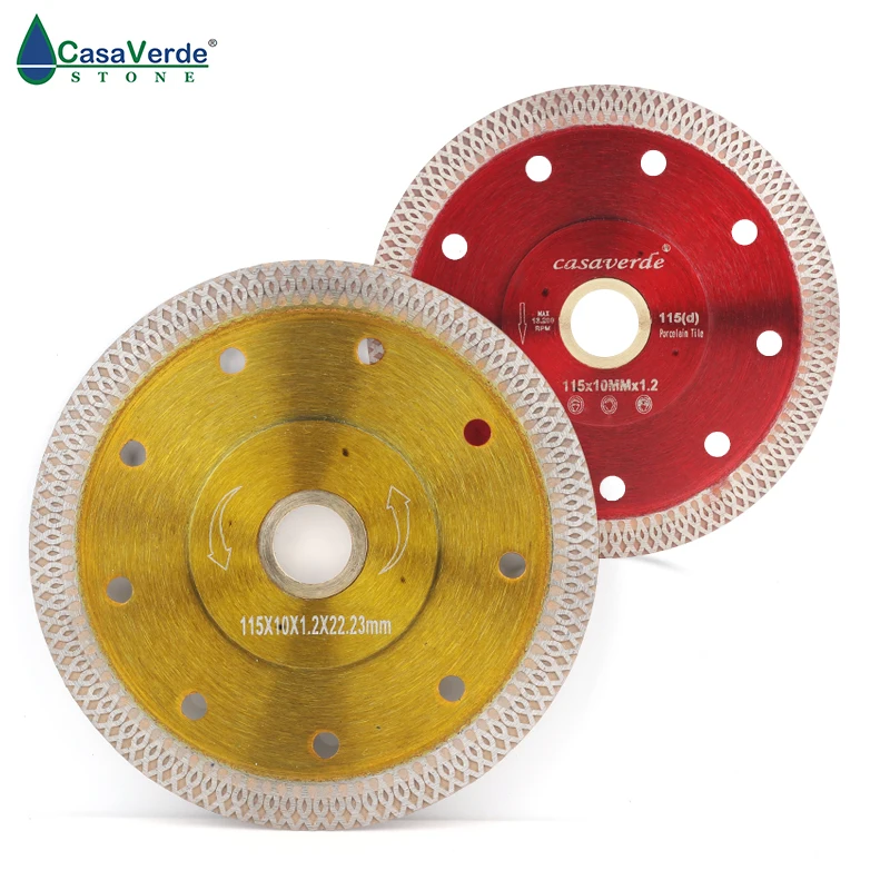 5pcs/lot 115mm Diamond Cutting Blade 4.5 Inch For Dry Or Wet Cutting Porcelain And Ceramic Tile Cutting Blade