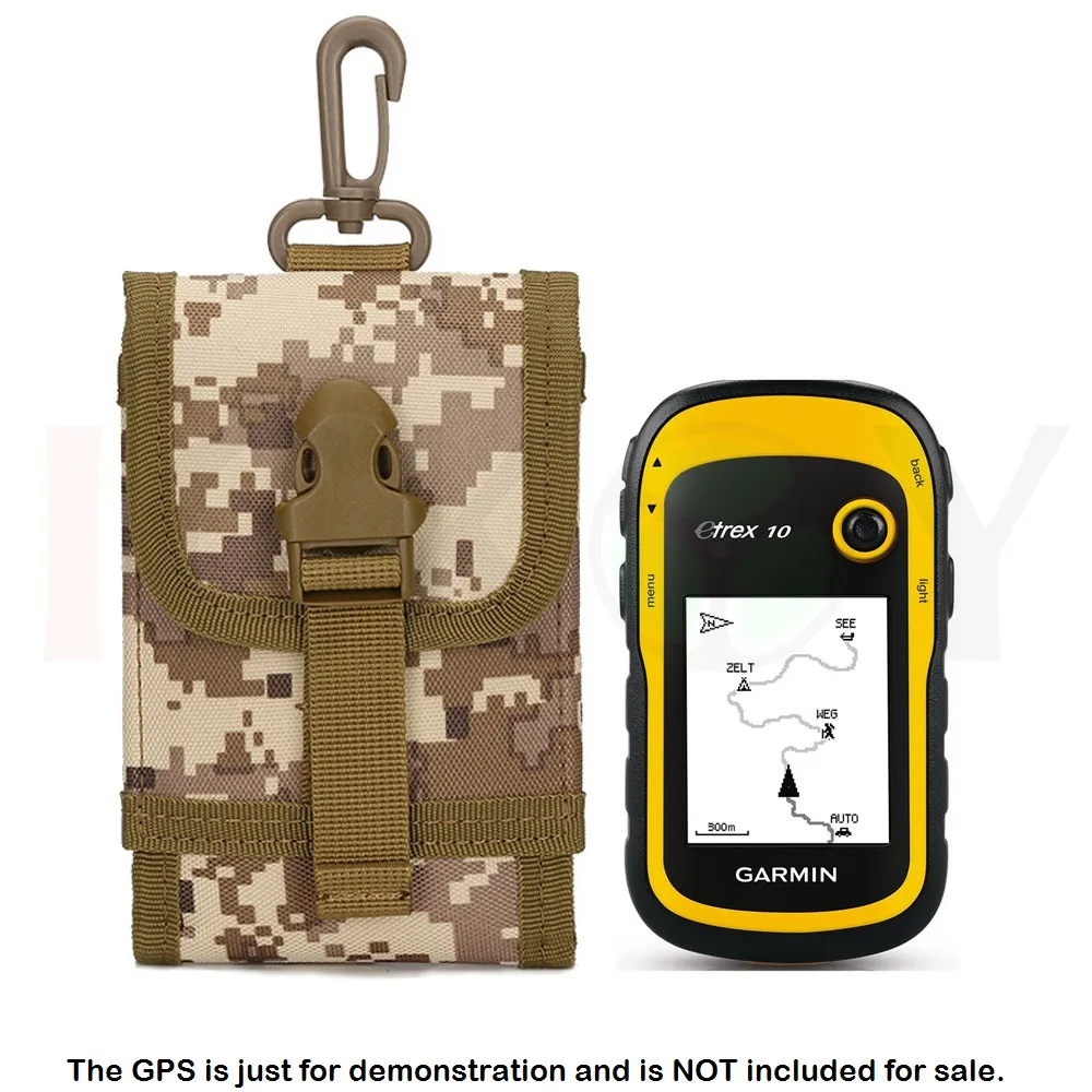 Muti-funtion Military Tactical Pouch Hanging Bag Case for Garmin Etrex 10 20 30 10x 20x 30x 22x 32x Hiking GPS Accessories