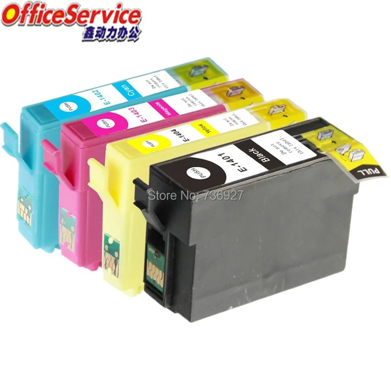 Cartucho de tinta t1401 compatível com impressora epson WF-3520 WF-3530 WF-3540 WF-7010 WF-7510 WF-7520 tx560wd nx635 tx525fw tx620fwd