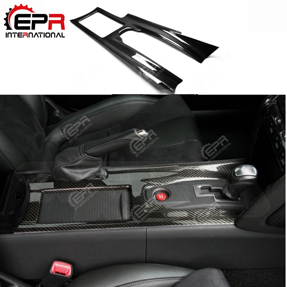 

For Nissan R35 GTR Carbon Fiber Center Console Cover LHD Car Interior Accessories GT-R Inner Trim Tuning Body Kit Drift Part