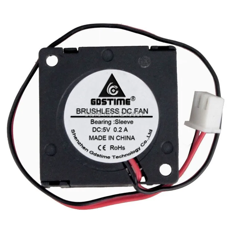 

50 PCS lot Dc Brushless Cooling Turbo Blower Fan 5V Cooler Centrifugal Fans 30mm x 10mm 3cm 2Pin