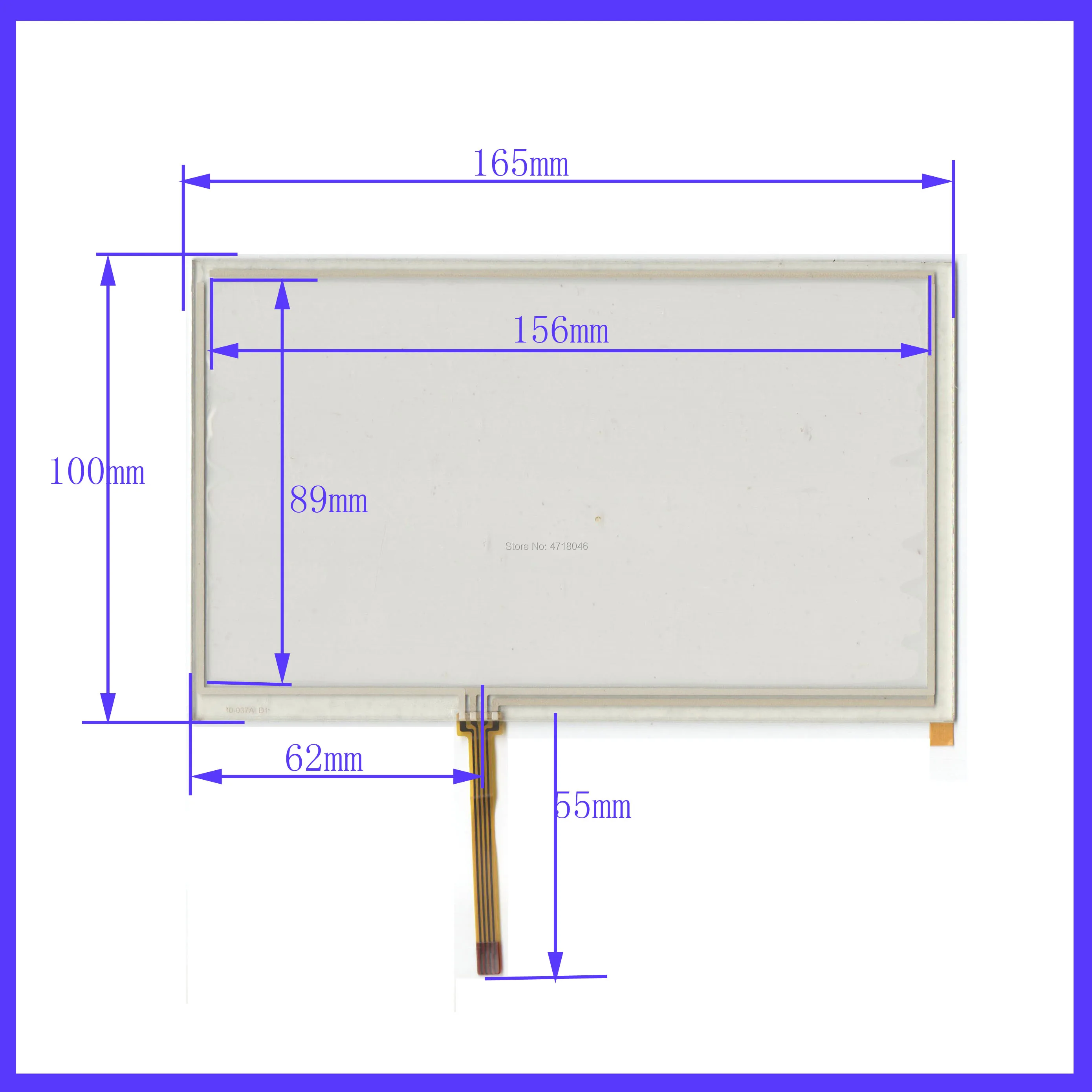 

wholesale 10PCS/LOT 165*100mm 4lines resistance screen this is compatible 165mm*100mm