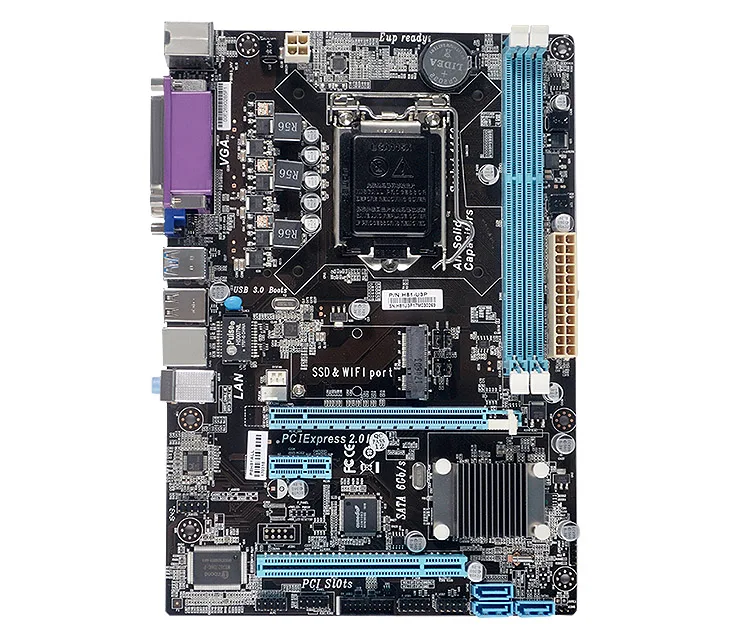 

PCWINMAX Original Chips Desktop PC Socket LGA1155 DDR3 Support i3 i5 i7 CPU H61 Motherboard