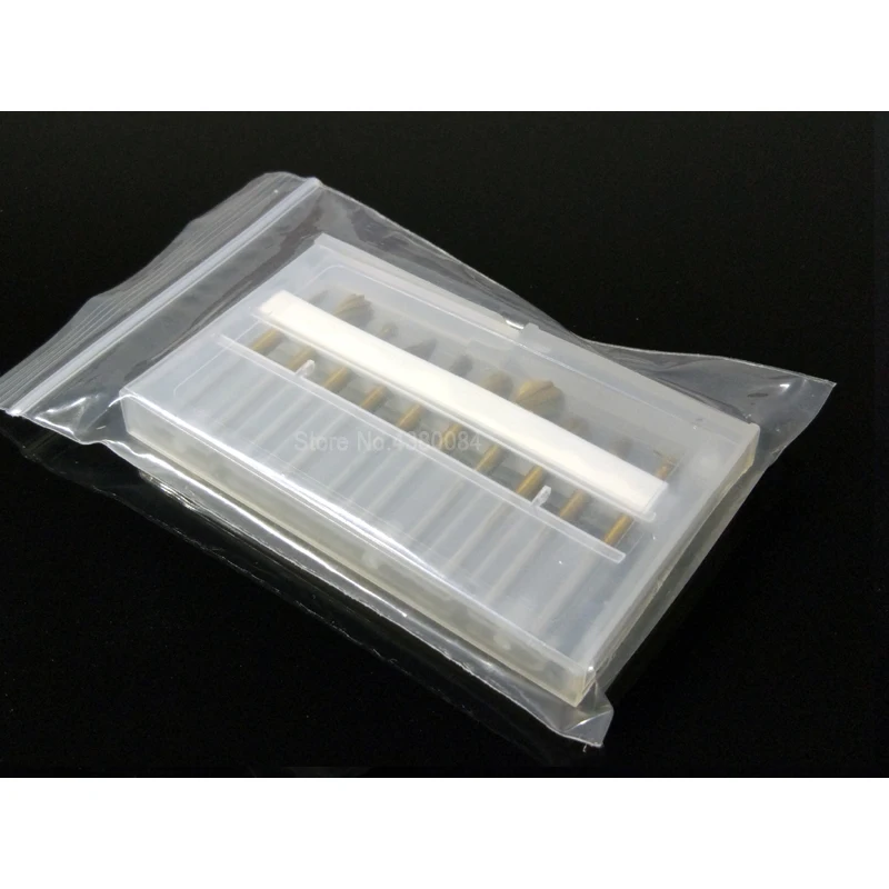 Conjunto de lixas rotativas/rasps com 10 peças, conjunto de facas de madeira carbono, talheres em titânio hss