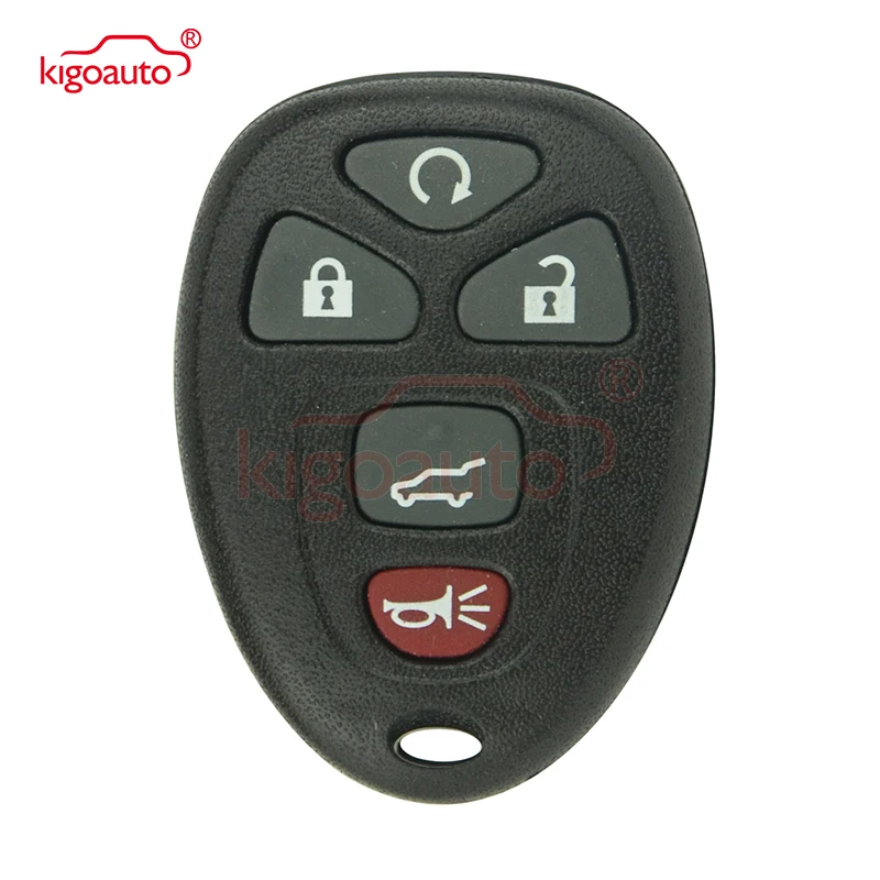 KIGOAUTO  OUC60270 Remote fob 5 Button 315Mhz for GMC Acadia Yukon 2007 2008 2009 2010 2011 2012 2013 2014