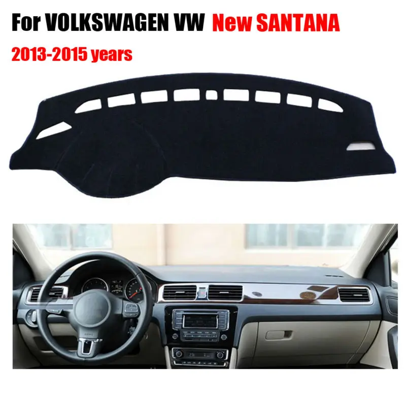 Car dashboard covers mat For VOLKSWAGEN VW New Santana 2013 to 2015 left hand drives dashmat pad Instrument platform accessories