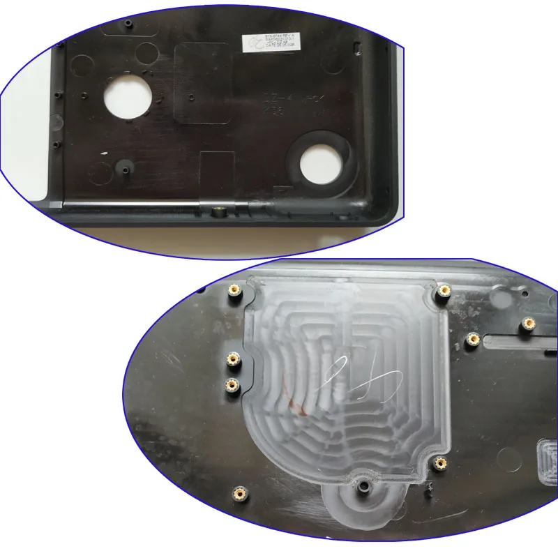 Imagem -05 - Protetor de Base Original d para Laptop Apple Macbook A1181 Mb402 Mb403 Preto Novo