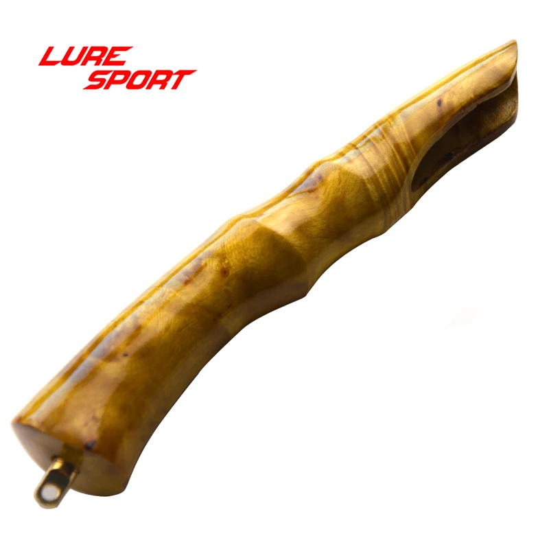 

LureSport 17cm burl wood handle for FUJI VSS Reel Seat finger shape grip Rod Building Component Repair Pole DIY Accessory