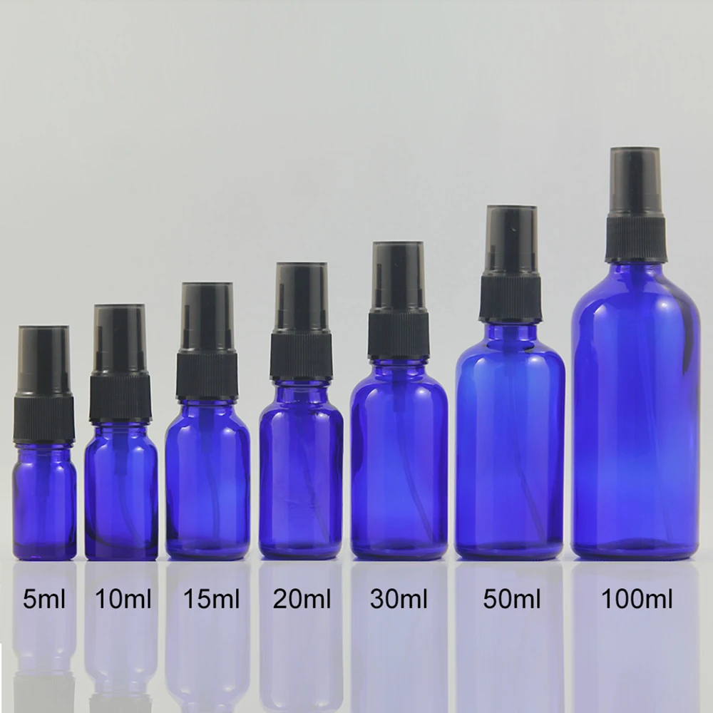 

Empty blue frosted glass dropper bottles 10ml wholesale,essential oil cosmetic containers