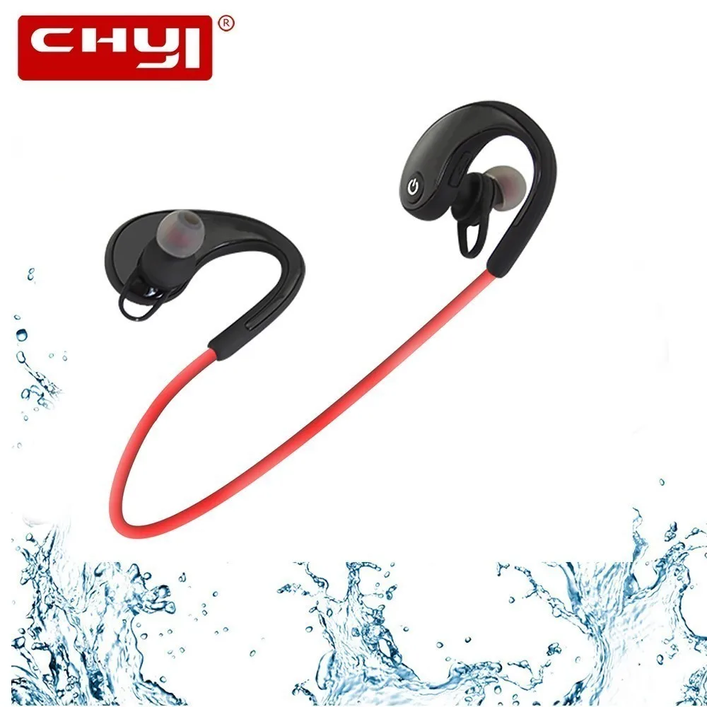 CHYI Sports Wireless Earphone Bluetooth 4.1 Headphone Bass Sweatproof Bluietooth Earphones Earbud Hifi Stereo Headset For Phone