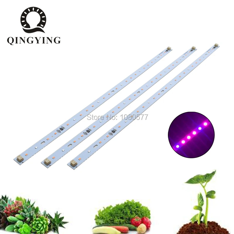 10pcs 220v 230v 10W LED Grow Light Strip High Brightness Driverless T5 T8 Tube Bar, SMD 2835 Full Spectrum led pcb Light Source