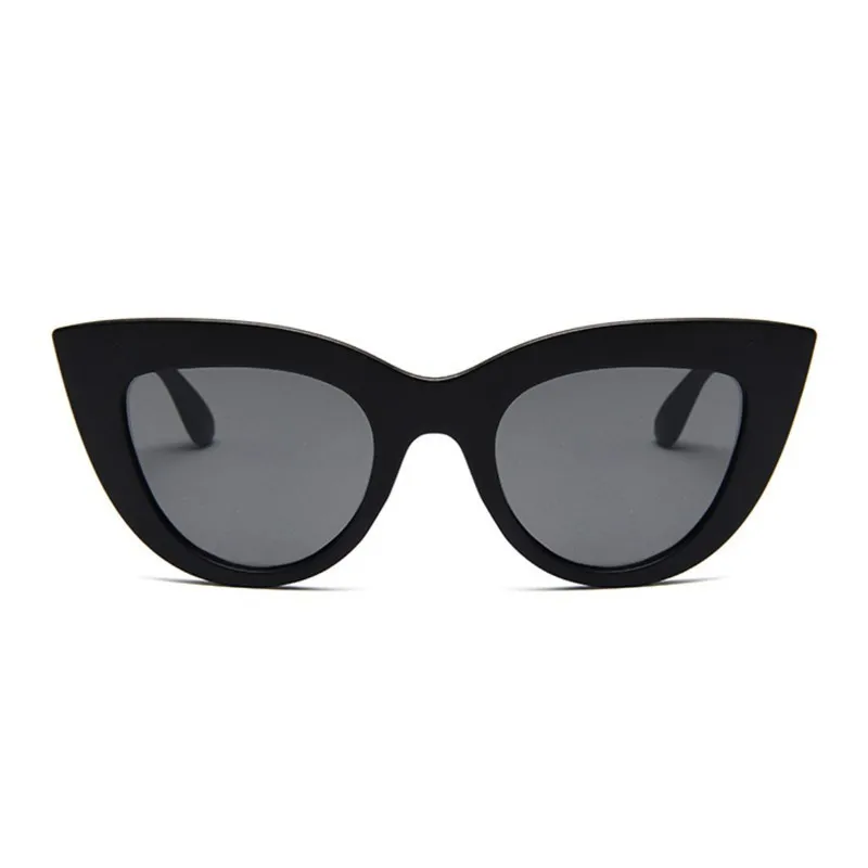 Lunettes de soleil œil de chat vintage pour femmes, lunettes de soleil noires pour dames, UV400, nouvelle mode rétro, marque de créateur