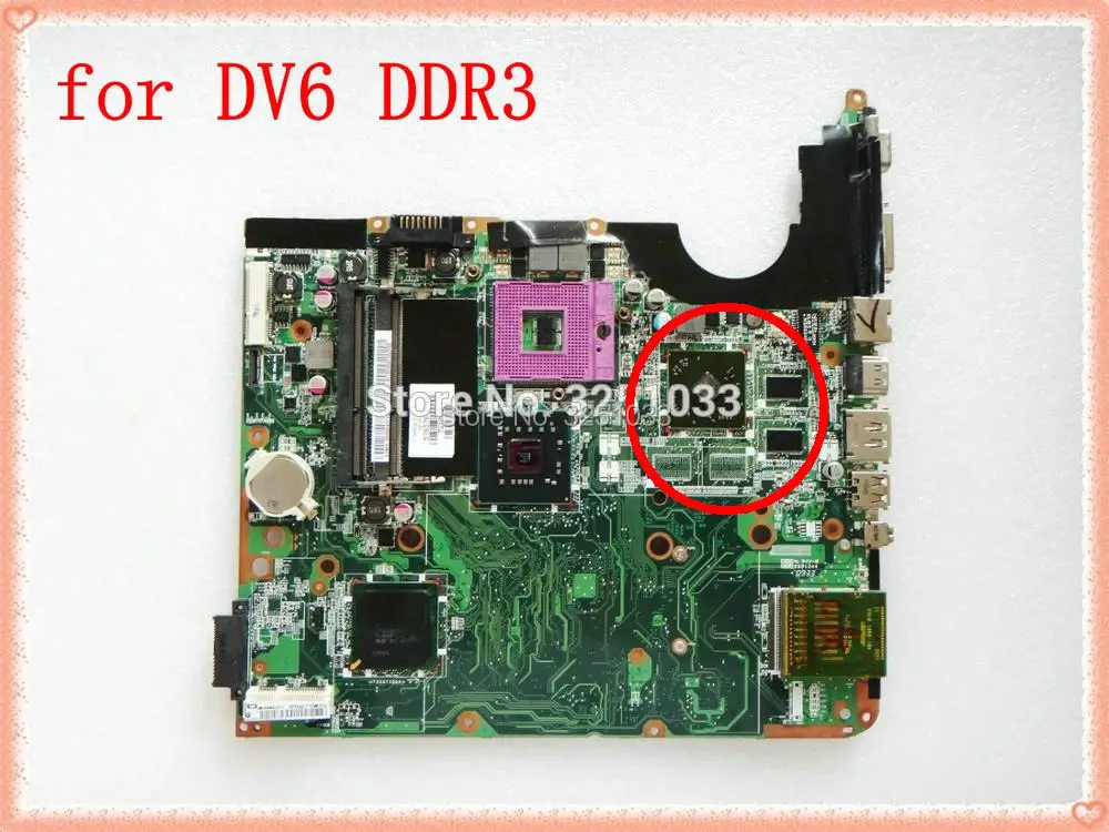 

578378-001 For HP Pavilion DV6 DV6-1000 Notebook DV6T-1300 Laptop Motherboard