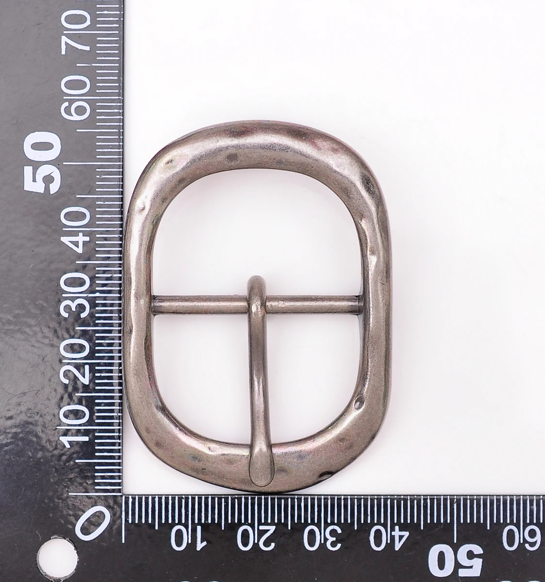 56*40 ملليمتر خمر العتيقة الفضة الكلاسيكية دبوس مركز بار المعادن حزام مشبك صالح 31 مللي متر الأشرطة #5