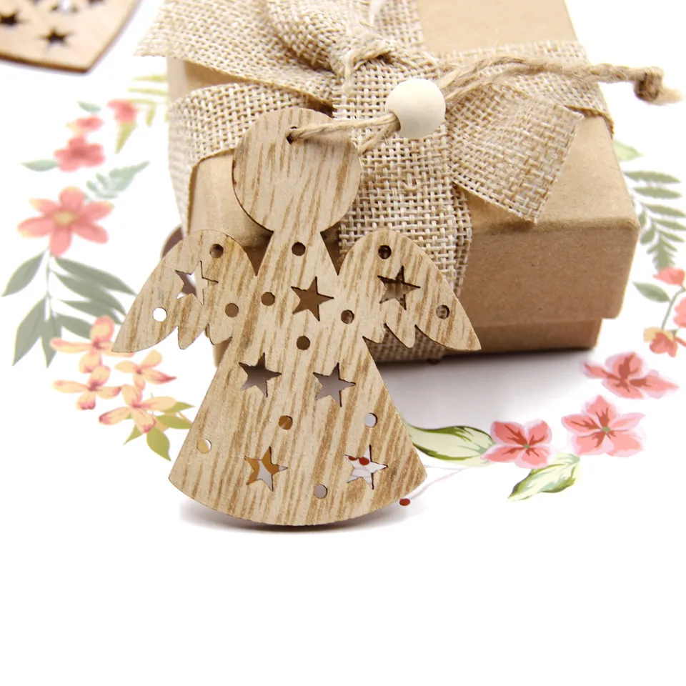 5PCS Multi-style Amore Angeli Carino di Legno Artigianato In Legno di san valentino di Nozze Giorno Dei Bambini Del Partito di Festa di Compleanno