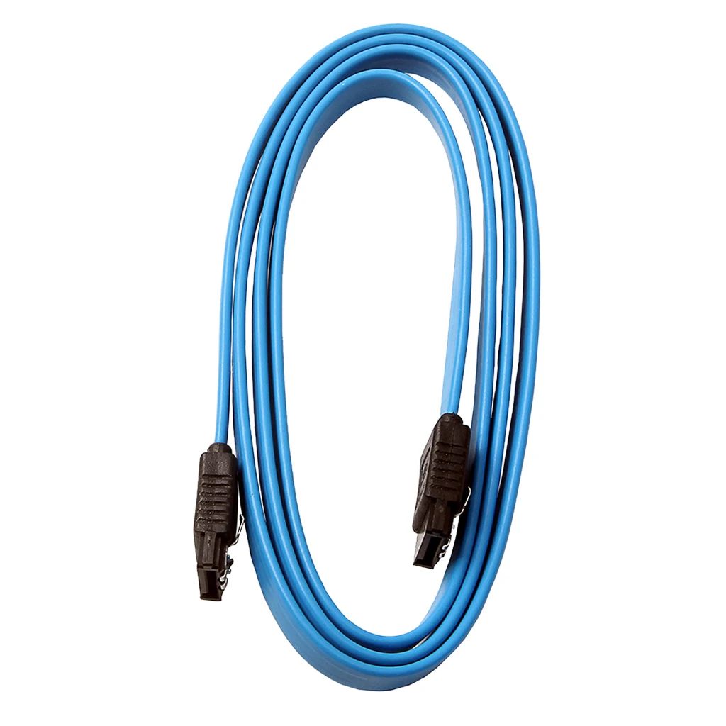 2pcs 1M SATA 3.0 III SATA3 SATAiii High Speed 6GB/s Data Cable Cord Straight to Straight HDD SSD SATA III Extension Cable