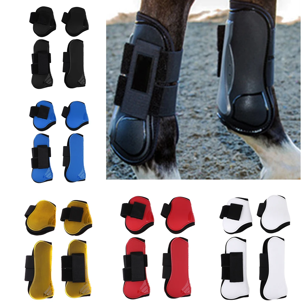 Horse Tendon and Fetlock Boots Equestrian Sports Jumping Leg Protection Boots Lightweight Horse Protective Gear