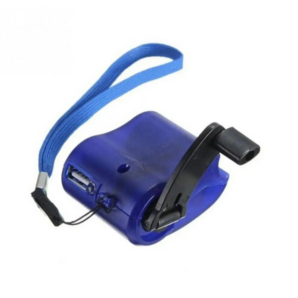 New Portable Hand Crank Manual Outdoor Travel Emergency USB Mobile Phone Charger