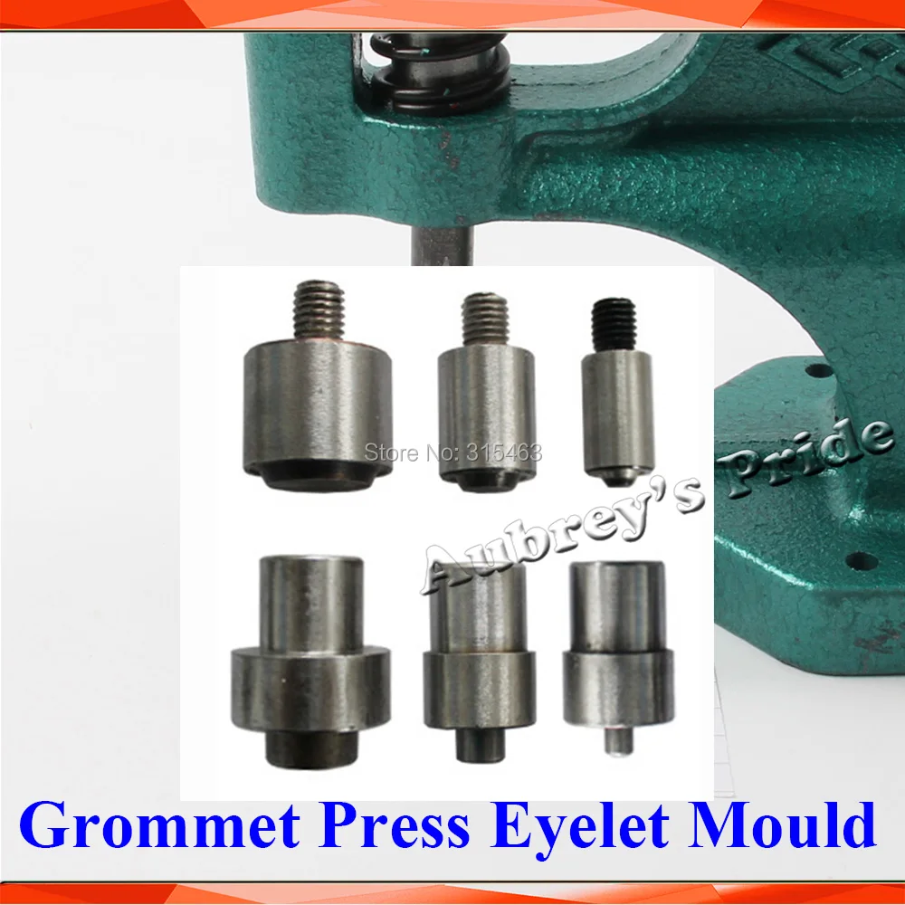 Metal Steel Eyelet Mould Inner Diameter 3.5 4 4.5 5 5.5 6 8 10 12 14 17 18 19 20 24 30MM for Manual Grommet Press Machine Button