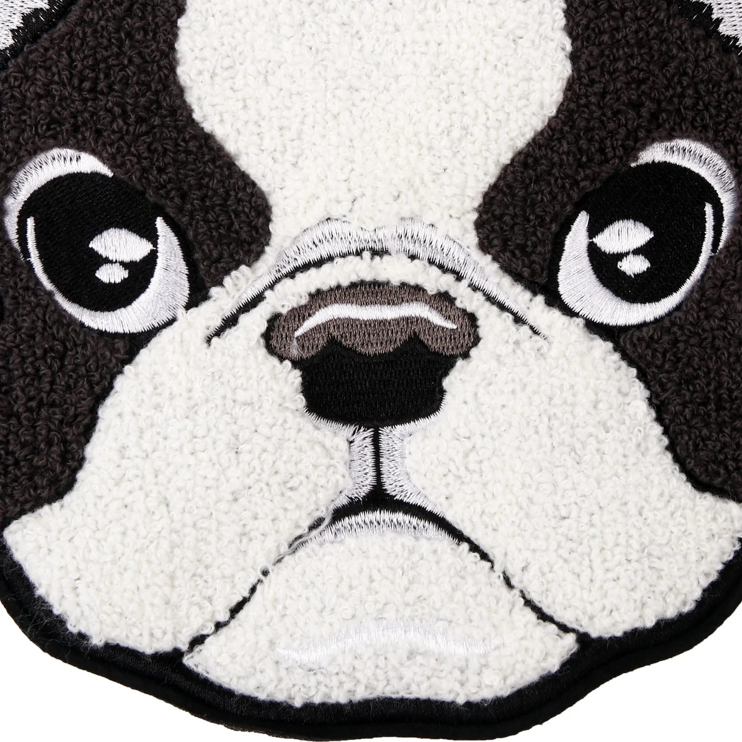 Cartoon Towel Embroidery Appliques Sew On Kawaii Bulldog Patches for Clothing Accessories Bag T-shirt Decor Cute Pet Badges