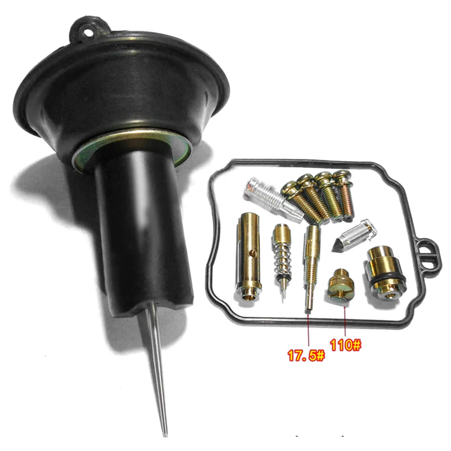 Carburetor Repair Kit Configure Plunger assembly Jet needle(J.N.) /Needle jet (N.J.) For YM Virago XV250