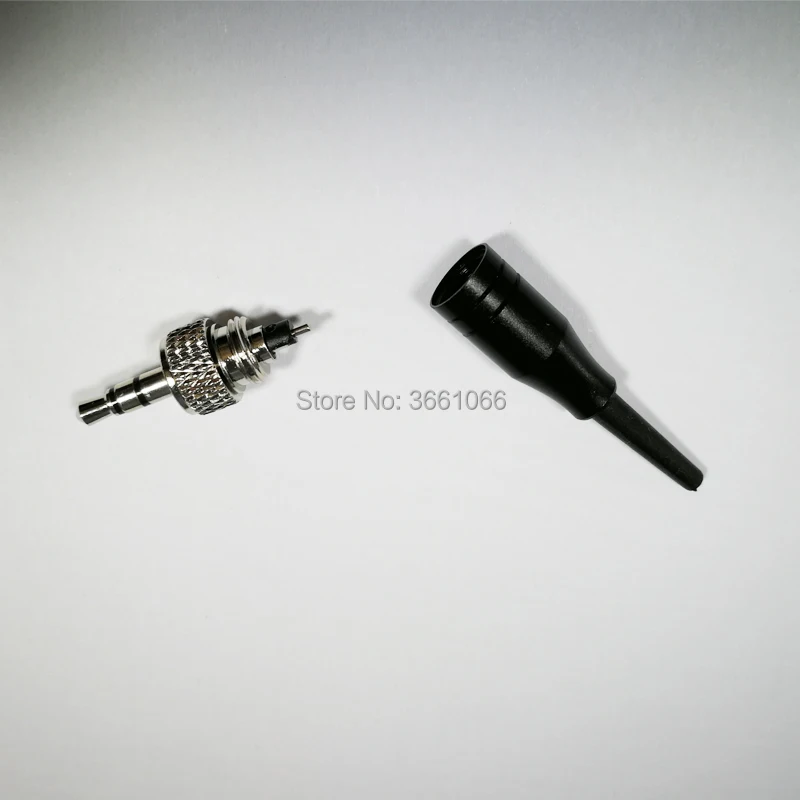 1/8 3.5mm Male Lock Stereo Audio Adapter Microphone Connector for Sennheiser Sony Headset Tie Clip Lavalier Mics Microphone DIY