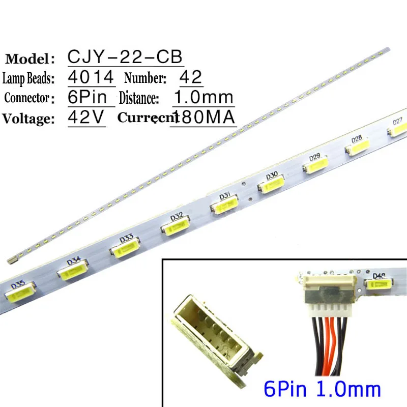 

10PCS/Lot New Original LED Backlight Strip For 22inch 298MM LCD Screen Panel