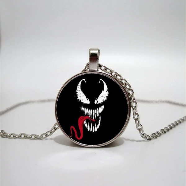 Venomous Guardian Glass Necklace men and women Necklace Jewelry Pendant Necklace DIY customized photos custom necklace