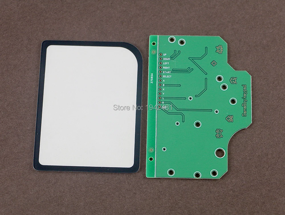 5 cái Mới 6 Nút PCB Board Mặt Đất Thông Thường với kính màn hình ống kính Cho Gamboy Không Raspberry Pi GBZ DMG-01