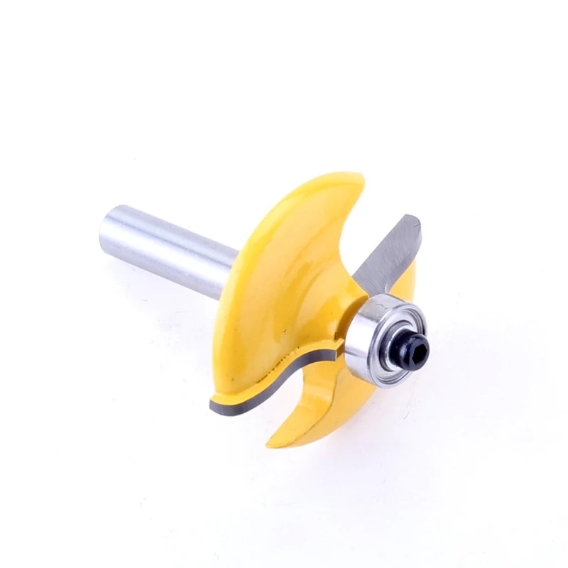 CHWJW 1PC 8mm Shank Ogee Euro Style Door Front Edging Router Bit Trimming Wood Milling Cutter for Woodwork Cutter Power Tools