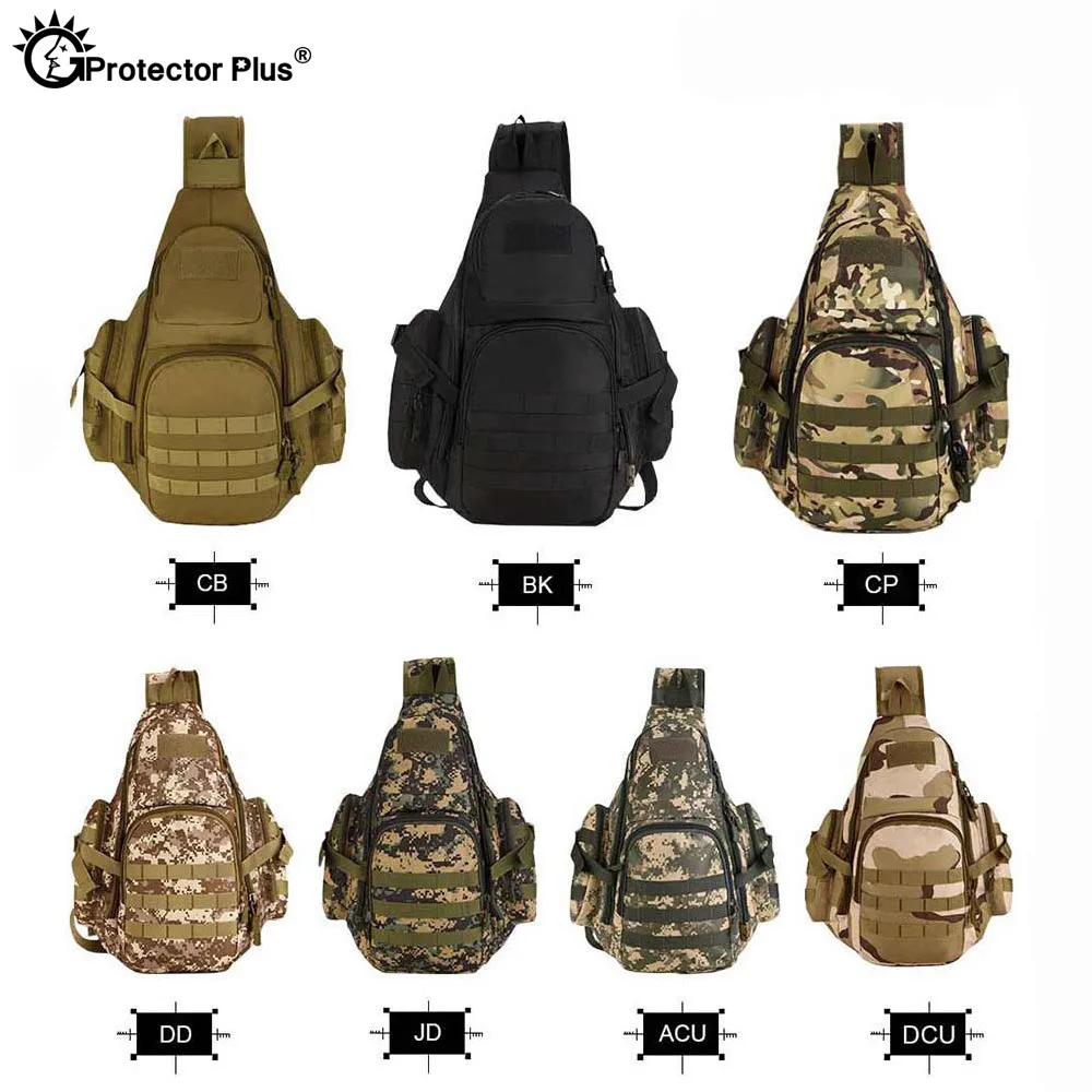 Bandolera táctica MOLLE grande – Bolso de pecho y hombro para outdoor - imagen 5