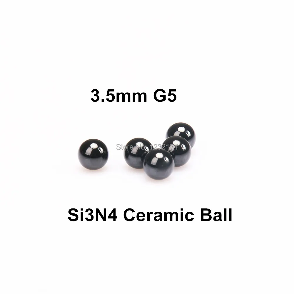 

3.5mm Silicon Nitride Ceramic Ball Si3N4 Grade G5 5000PCS/Lot Used in Bearing,Pump,Valve ball,linear slider 3.5mm ceramic ball