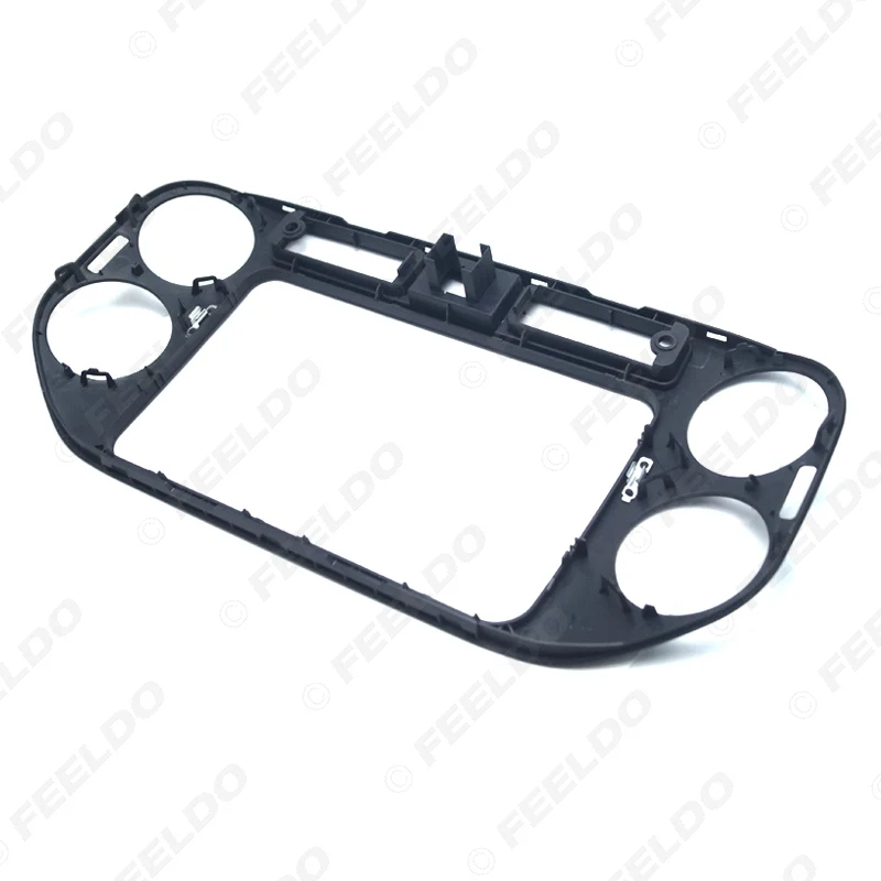 LEEWA 2Din Car Radio Fascia Frame for Volkswagen Tiguan 2013-2019 Stereo Panel Dash Mount Trim Installation Kit #CA2072