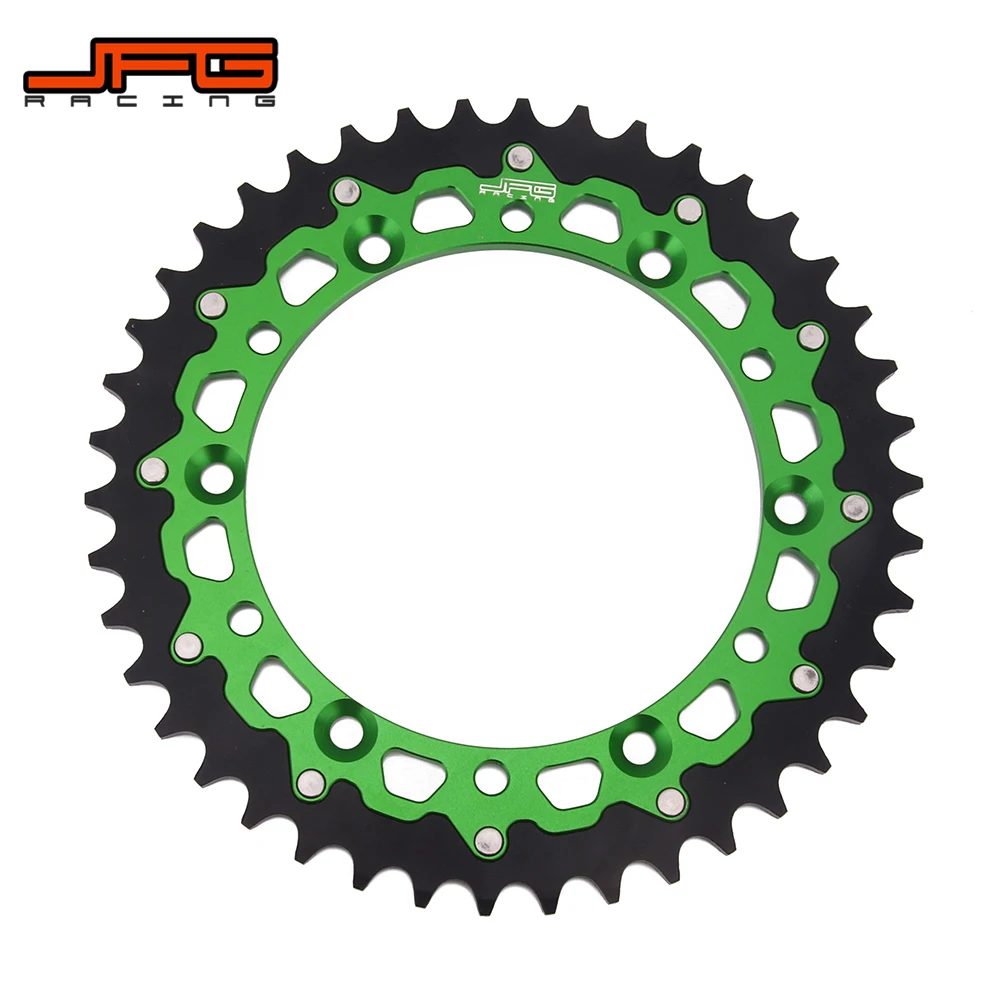 42T 48T 49T 50T 51T Rear Chain Sprocket For KAWASAKI KDX200 KDX250 KLX250 KLX300R KLX450R KLX650 KX125 KX250 KX250F KX450F KX500