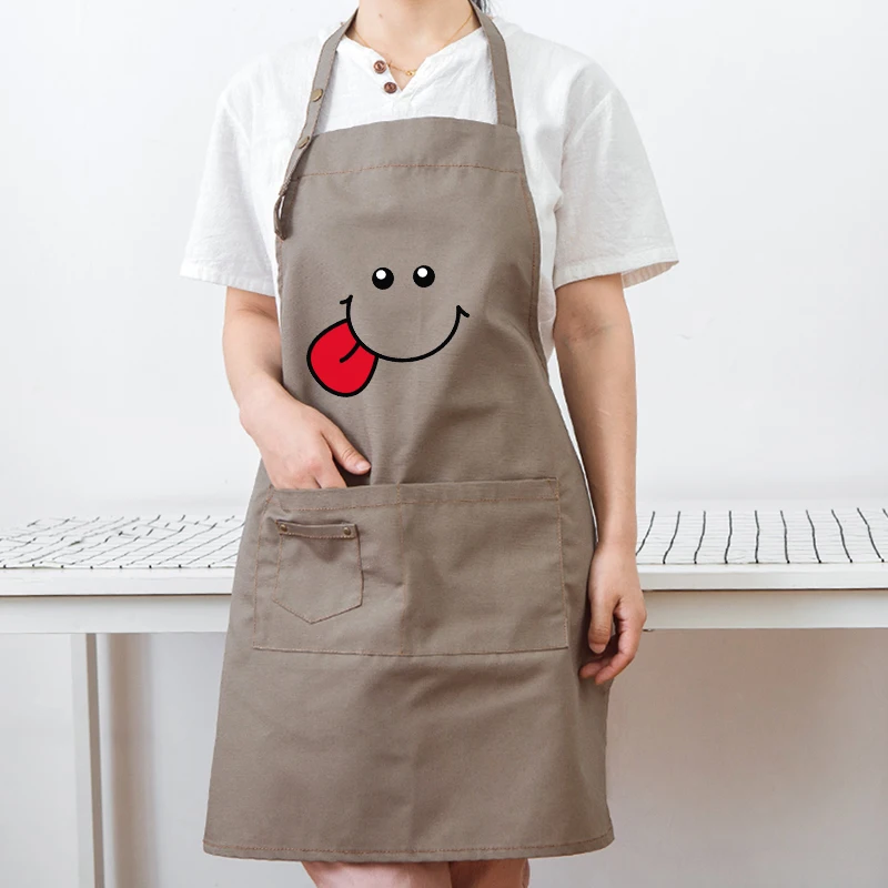 

Nordic style simple apron anti-pollution oil-proof kitchen tea coffee shop supermarket men and women overalls