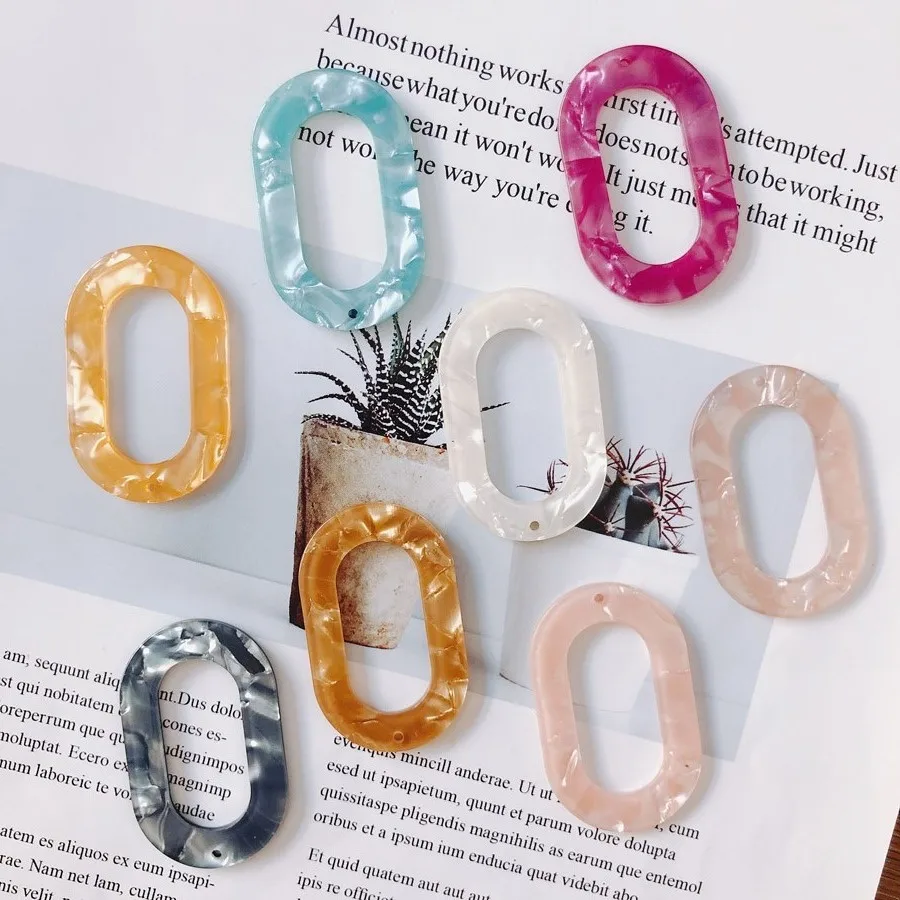 Koraliki kwasu octowego do produkcji biżuterii wisiorek diy materiał kolczyki biżuteria ustalenia linii eardrop akcesoria ręcznie robione (4 sztuki)