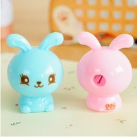 Ellen Brook 1 Piece Lovely Cute Kawaii Candy Color Rabbit Cat Sharpeners Korean Stationery School Office Supply Novelty Kid Gift