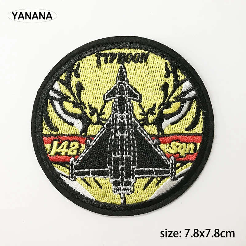 Jet aircraft  fighter plane embroidery with badges Iron on Patches for Clothing DIY Hobby collection